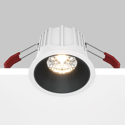 Maytoni downlight Alfa LED 36° vgradna okrogla svetilka, črna