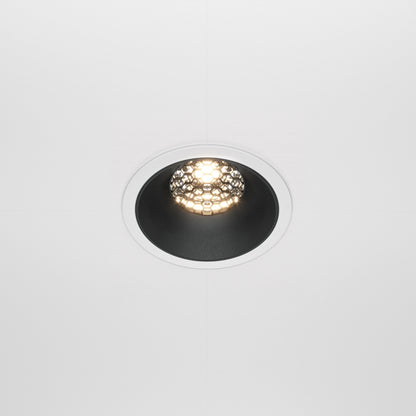 Maytoni downlight Alfa LED 36° vgradna okrogla svetilka, črna