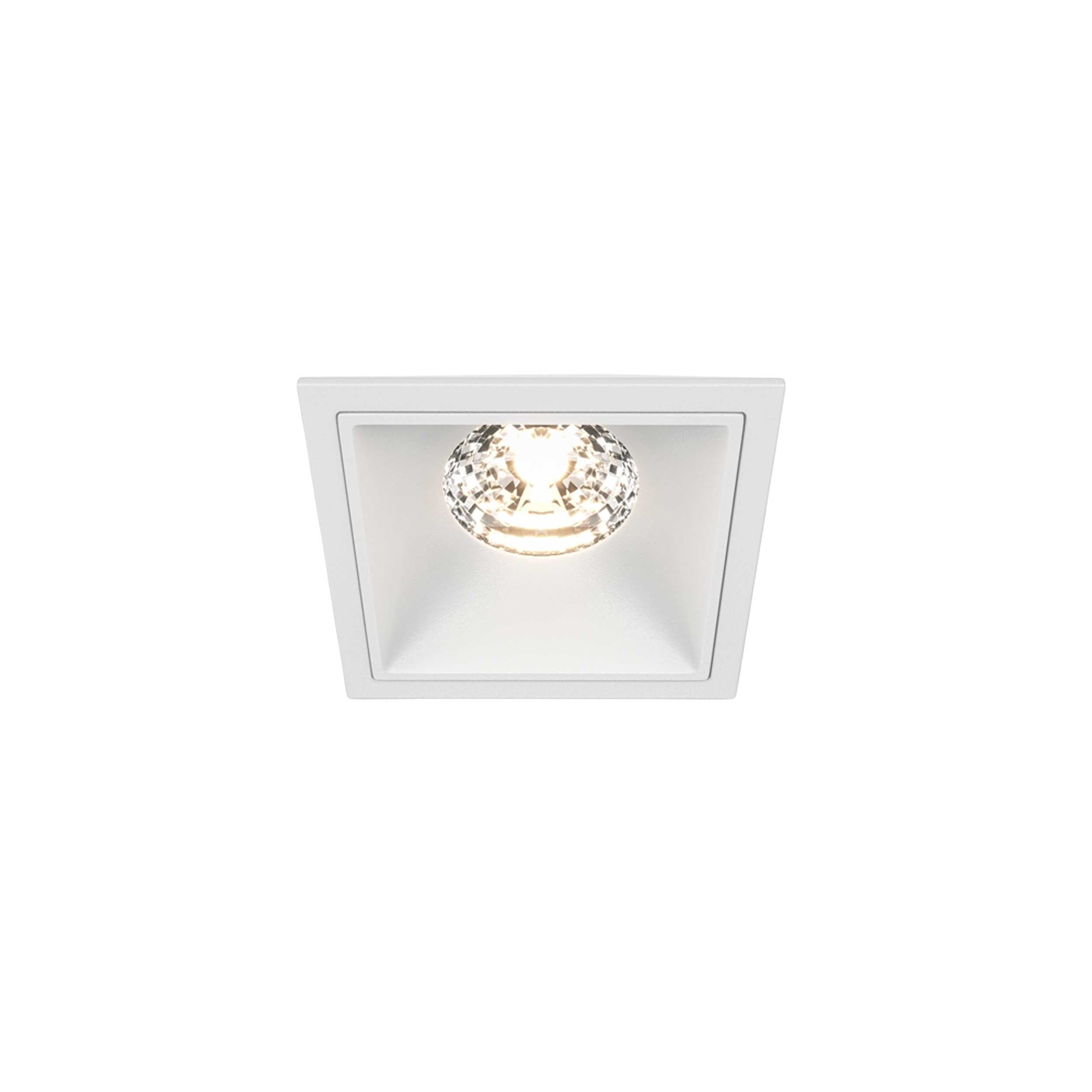 Maytoni downlight Alfa LED 15W 36° vgradna kvadratna svetilka, bela