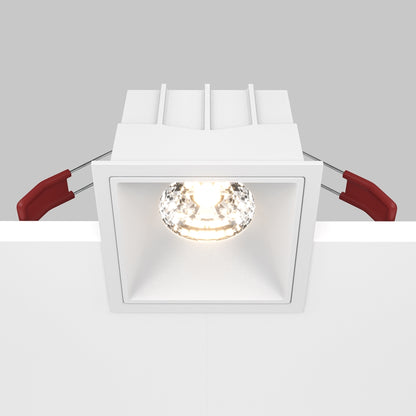 Maytoni downlight Alfa LED 15W 36° vgradna kvadratna svetilka, bela