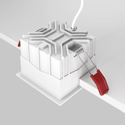 Maytoni downlight Alfa LED 15W 36° vgradna kvadratna svetilka, bela