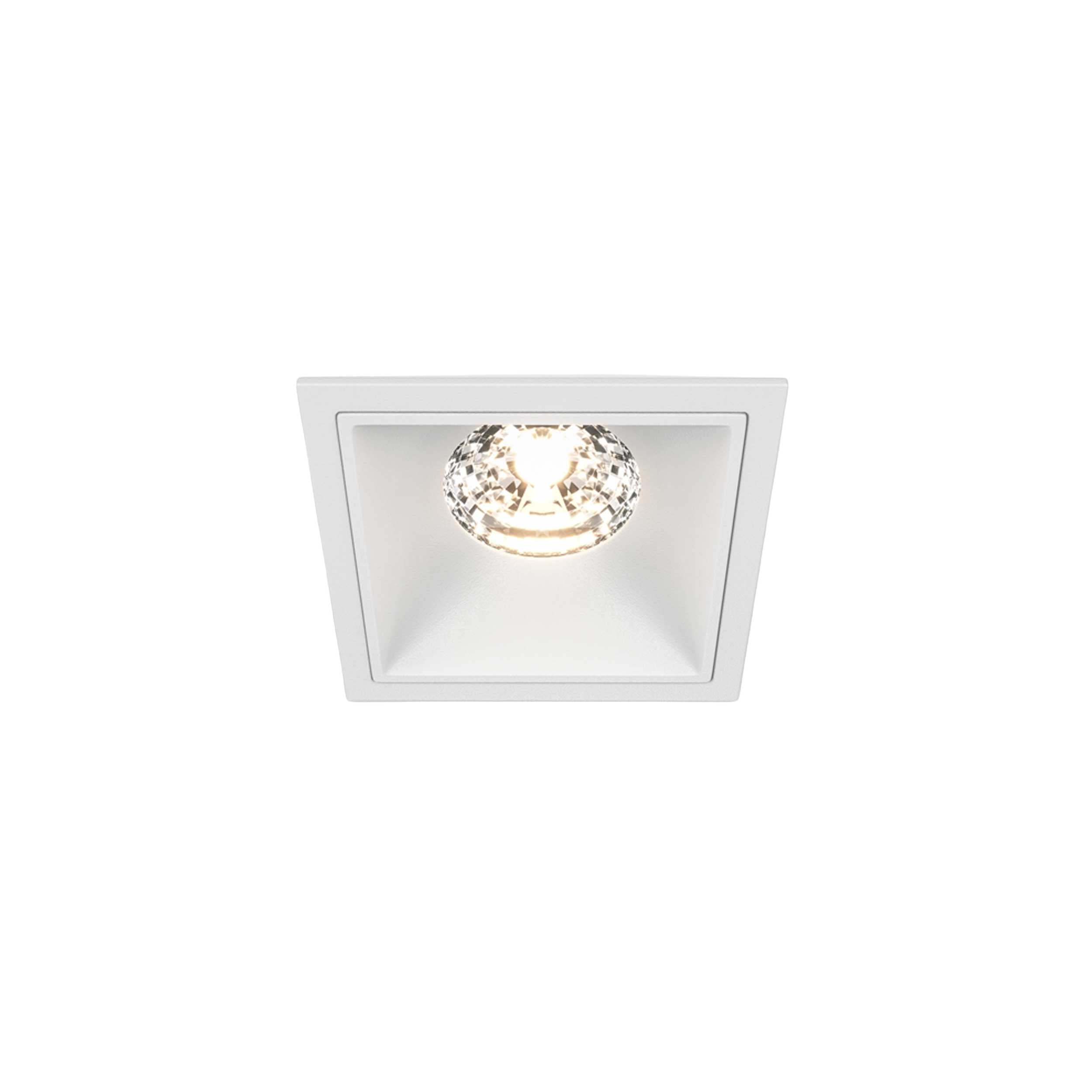 Maytoni downlight Alfa LED 15W 36° vgradna kvadratna svetilka, bela