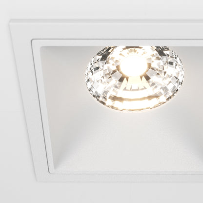 Maytoni downlight Alfa LED 15W 36° vgradna kvadratna svetilka, bela