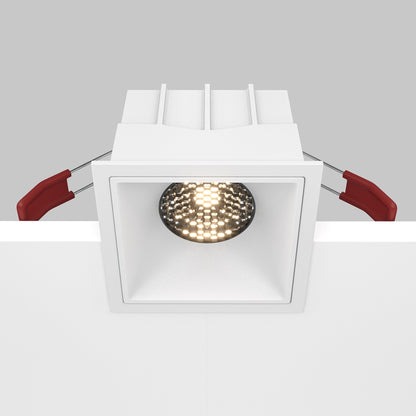 Maytoni downlight Alfa LED 15W 36° vgradna kvadratna svetilka, bela