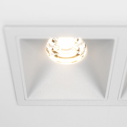 Maytoni downlight Alfa LED 10W 36° vgradna kvadratna svetilka, bela