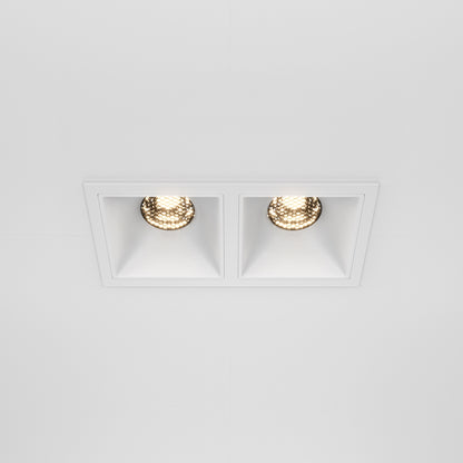 Maytoni downlight Alfa LED 10W 36° vgradna kvadratna svetilka, bela