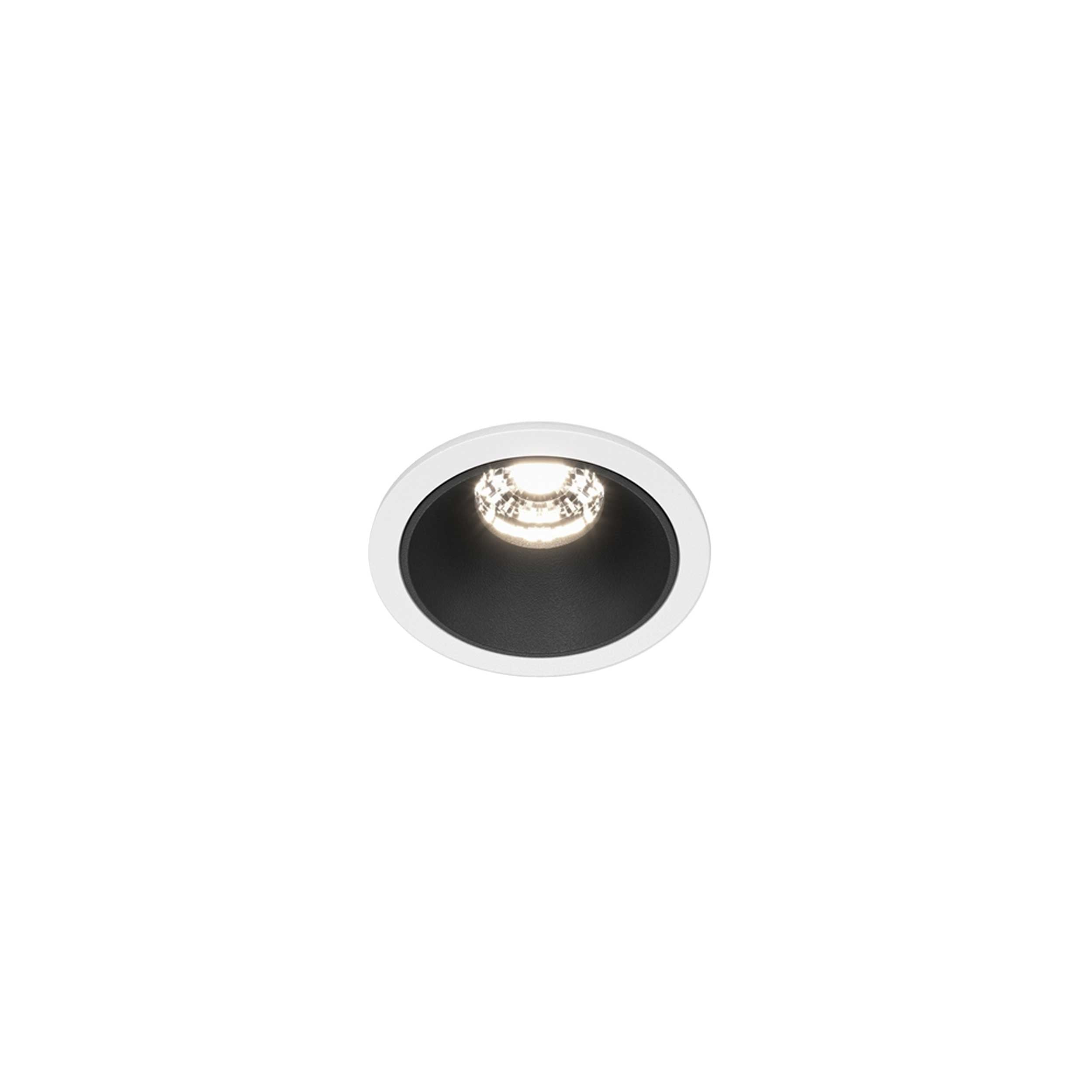 Maytoni downlight Alfa LED 36° vgradna okrogla svetilka, črna