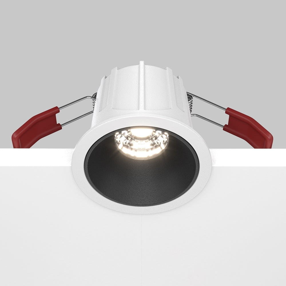 Maytoni downlight Alfa LED 36° vgradna okrogla svetilka, črna