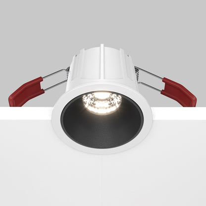 Maytoni downlight Alfa LED 36° vgradna okrogla svetilka, črna