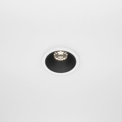 Maytoni downlight Alfa LED 36° vgradna okrogla svetilka, črna