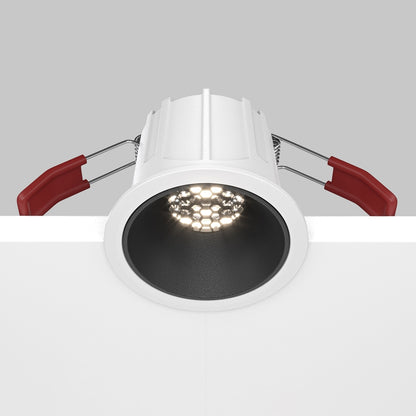 Maytoni downlight Alfa LED 36° vgradna okrogla svetilka, črna