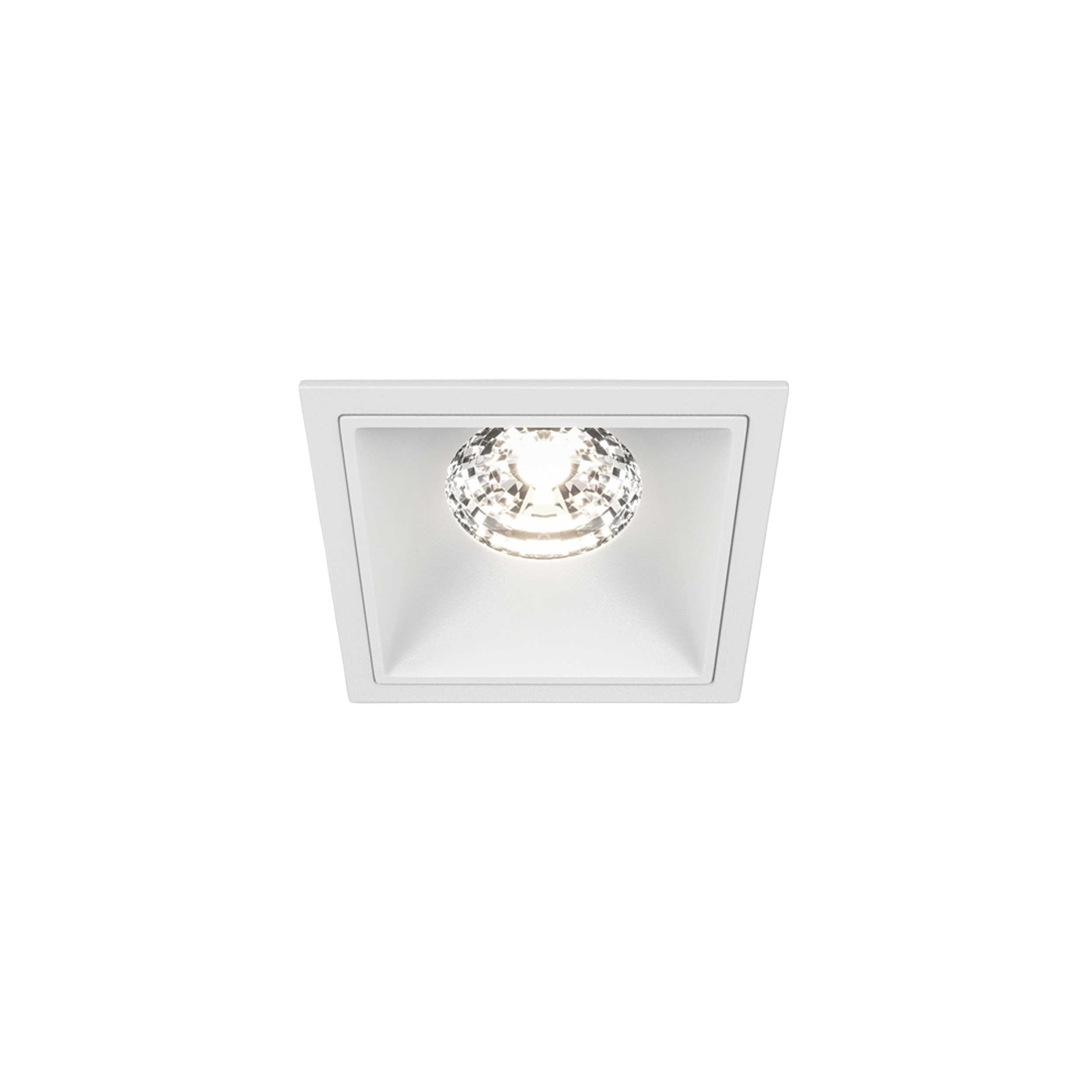 Maytoni downlight Alfa LED 15W 36° vgradna kvadratna svetilka, bela