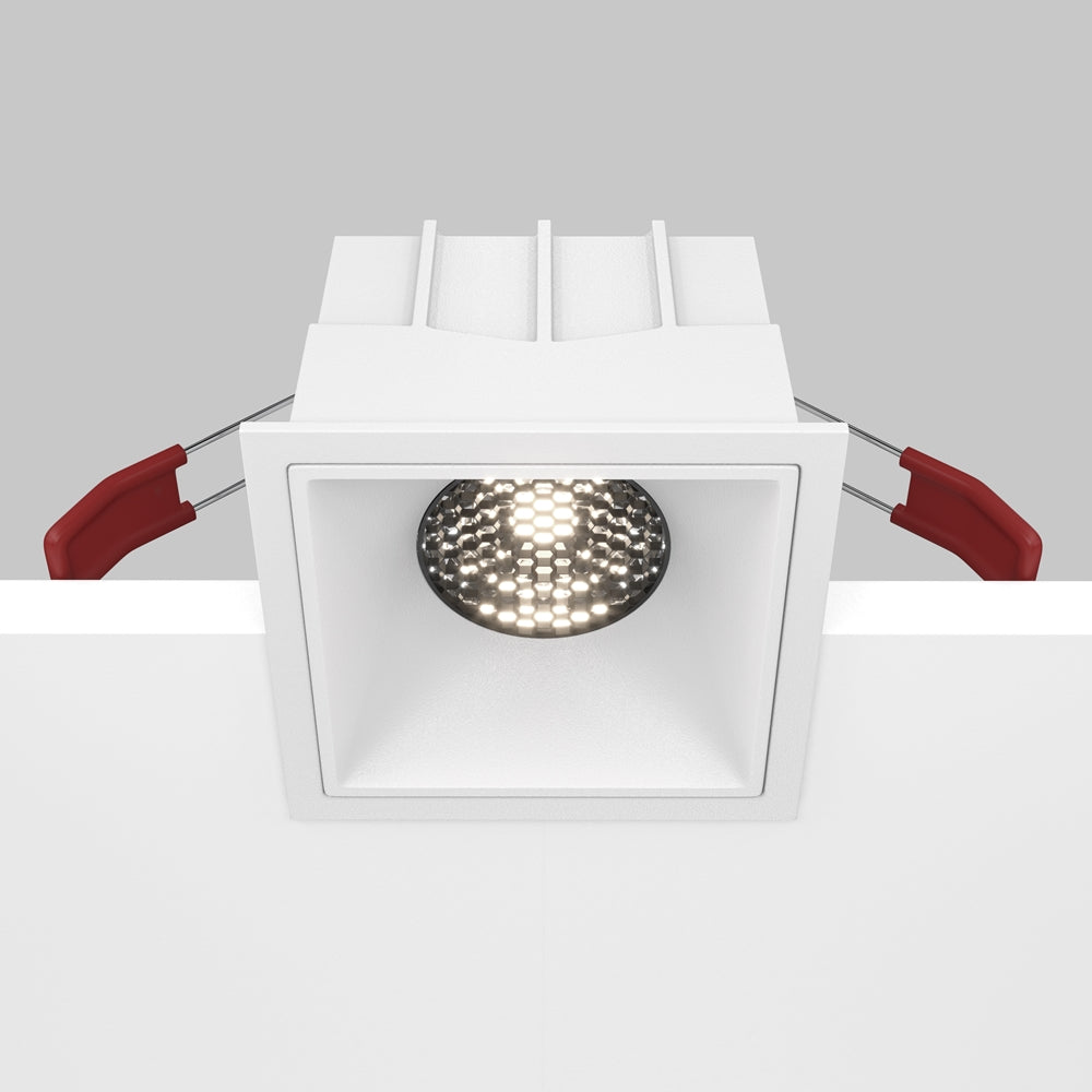 Maytoni downlight Alfa LED 15W 36° vgradna kvadratna svetilka, bela
