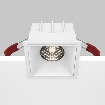 Maytoni downlight Alfa LED 15W 36° vgradna kvadratna svetilka, bela