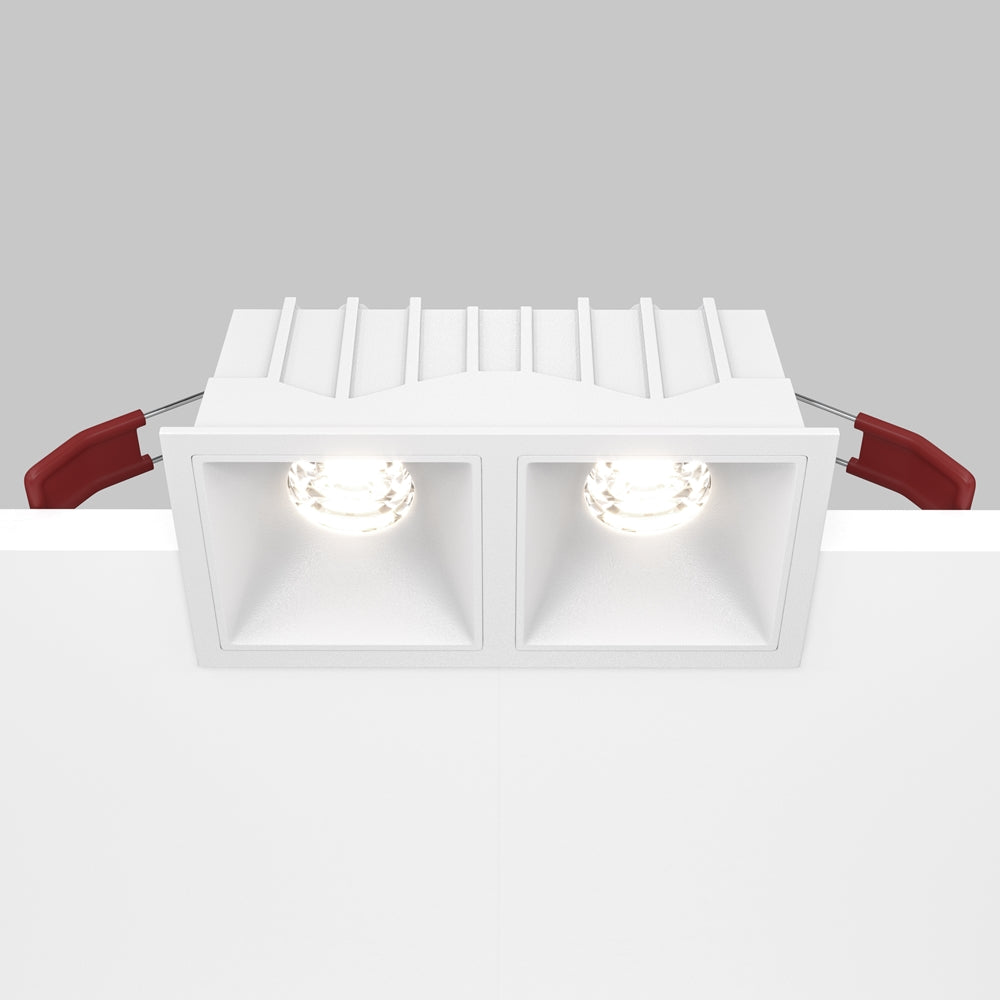 Maytoni downlight Alfa LED 10W 36° vgradna kvadratna svetilka, bela