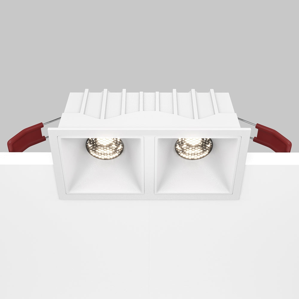 Maytoni downlight Alfa LED 10W 36° vgradna kvadratna svetilka, bela