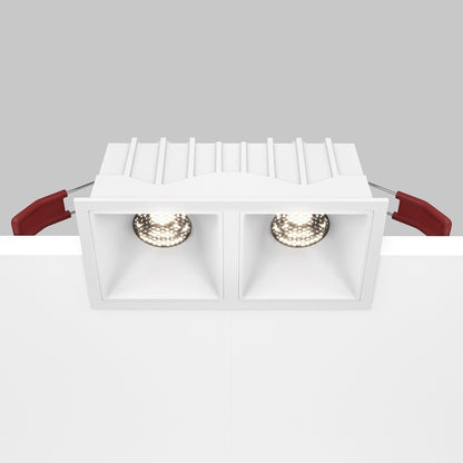 Maytoni downlight Alfa LED 10W 36° vgradna kvadratna svetilka, bela