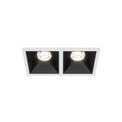 Maytoni downlight Alfa LED 10W 36° vgradna kvadratna svetilka, črna