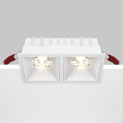Maytoni downlight Alfa LED 15W 36° vgradna kvadratna svetilka, bela