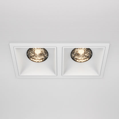 Maytoni downlight Alfa LED 15W 36° vgradna kvadratna svetilka, bela