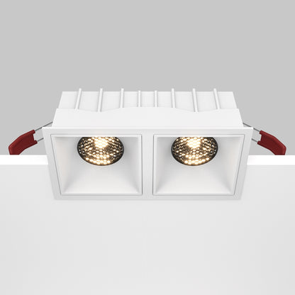 Maytoni downlight Alfa LED 15W 36° vgradna kvadratna svetilka, bela