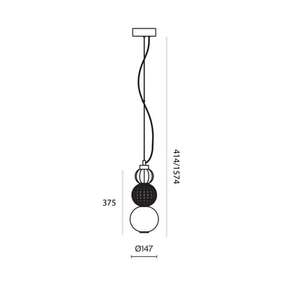 Maytoni Collar LED viseča svetilka