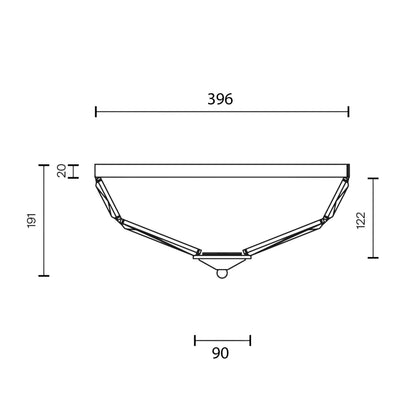 Maytoni Facet E14 stropna svetilka