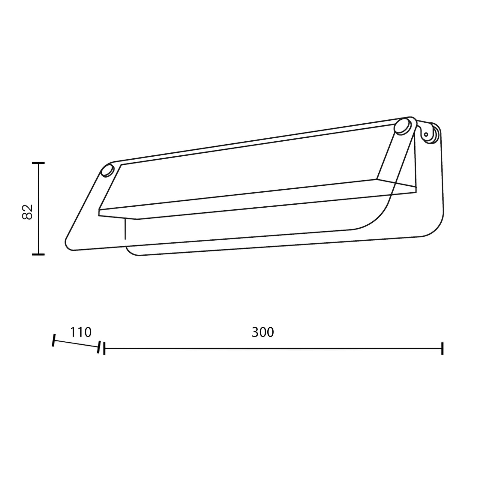 Maytoni Flat LED stenska svetilka