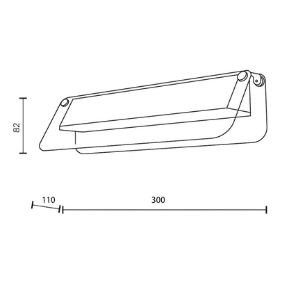 Maytoni Flat LED stenska svetilka