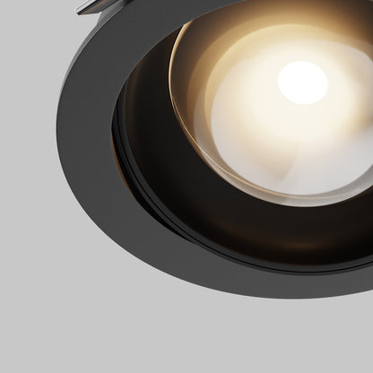 Maytoni downlight Lens LED 3000K 12W 70° vgradna okrogla svetilka