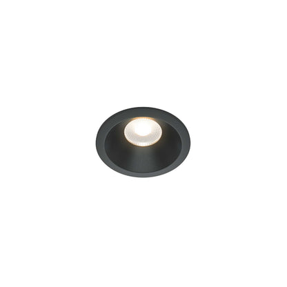 Maytoni downlight Zoom LED 60° vgradna okrogla svetilka, črna