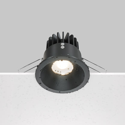 Maytoni downlight Zoom LED 60° vgradna okrogla svetilka, črna