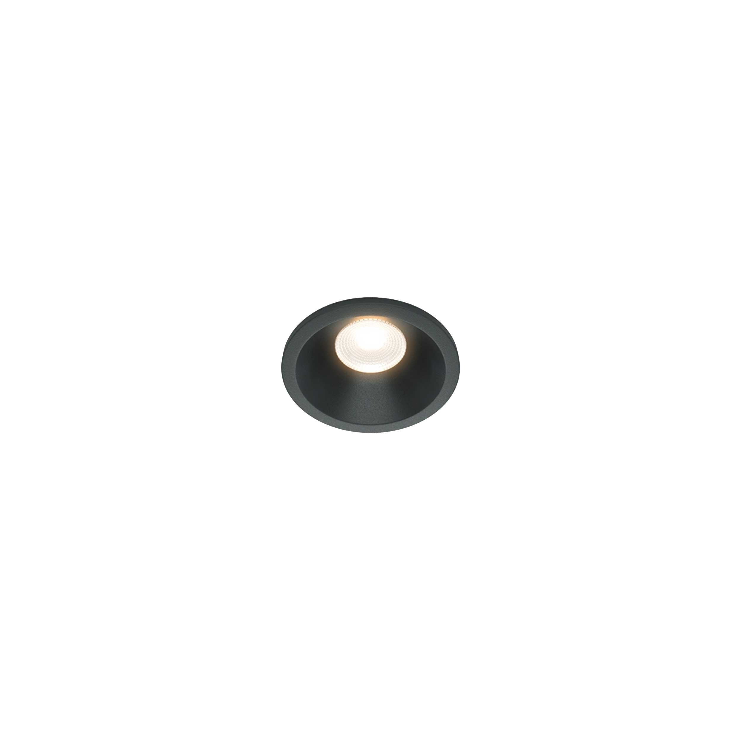Maytoni downlight Zoom LED 60° vgradna okrogla svetilka, črna