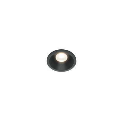 Maytoni downlight Zoom LED 60° vgradna okrogla svetilka, črna