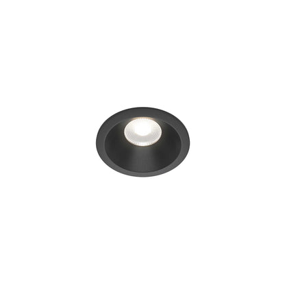 Maytoni downlight Zoom LED 60° vgradna okrogla svetilka, črna