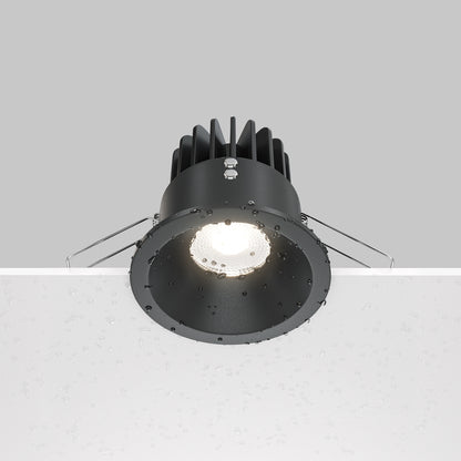 Maytoni downlight Zoom LED 60° vgradna okrogla svetilka, črna