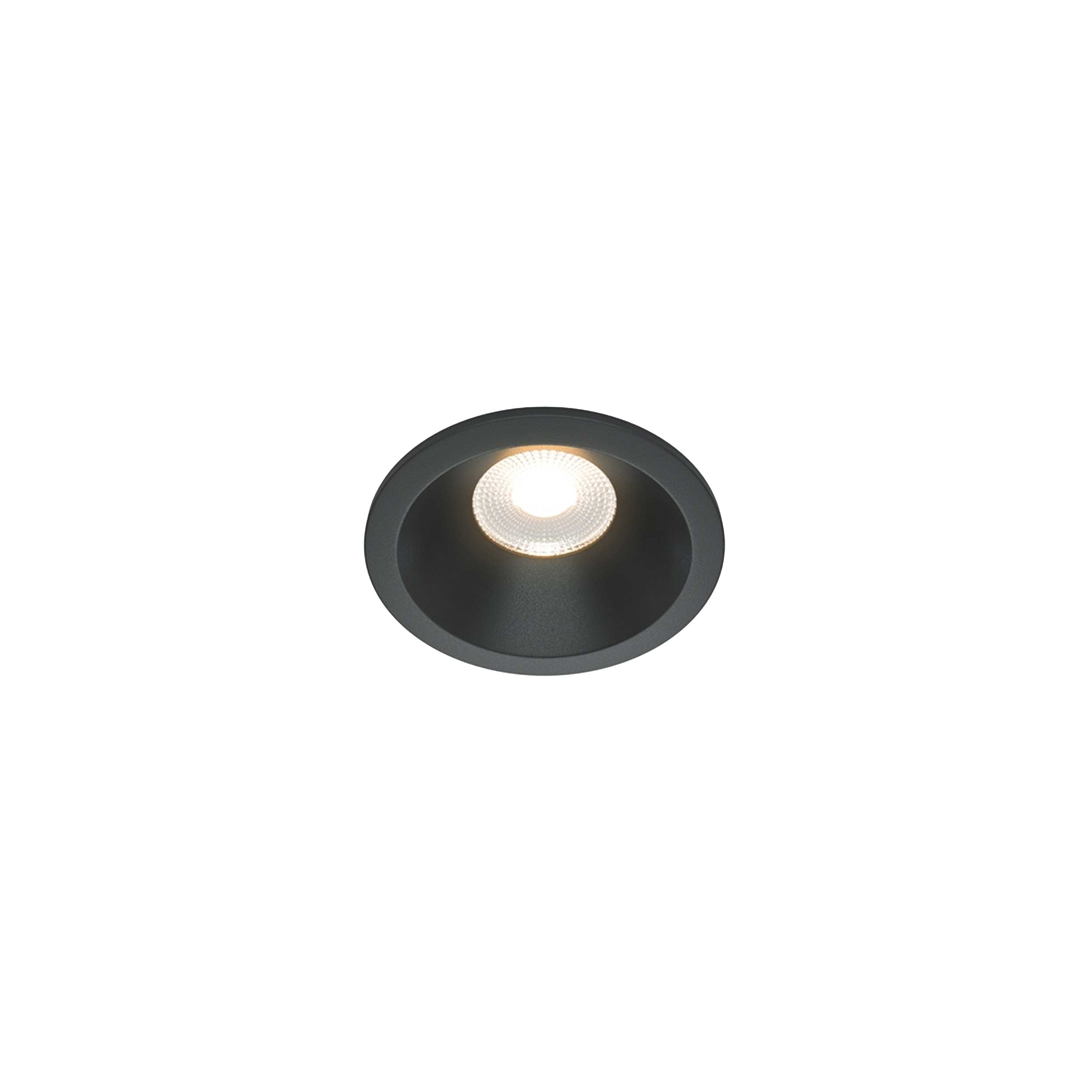Maytoni downlight Zoom LED 60° vgradna okrogla svetilka, črna
