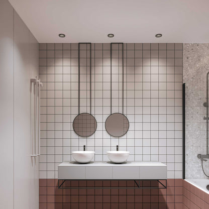 Maytoni downlight Zoom LED 60° vgradna okrogla svetilka, črna