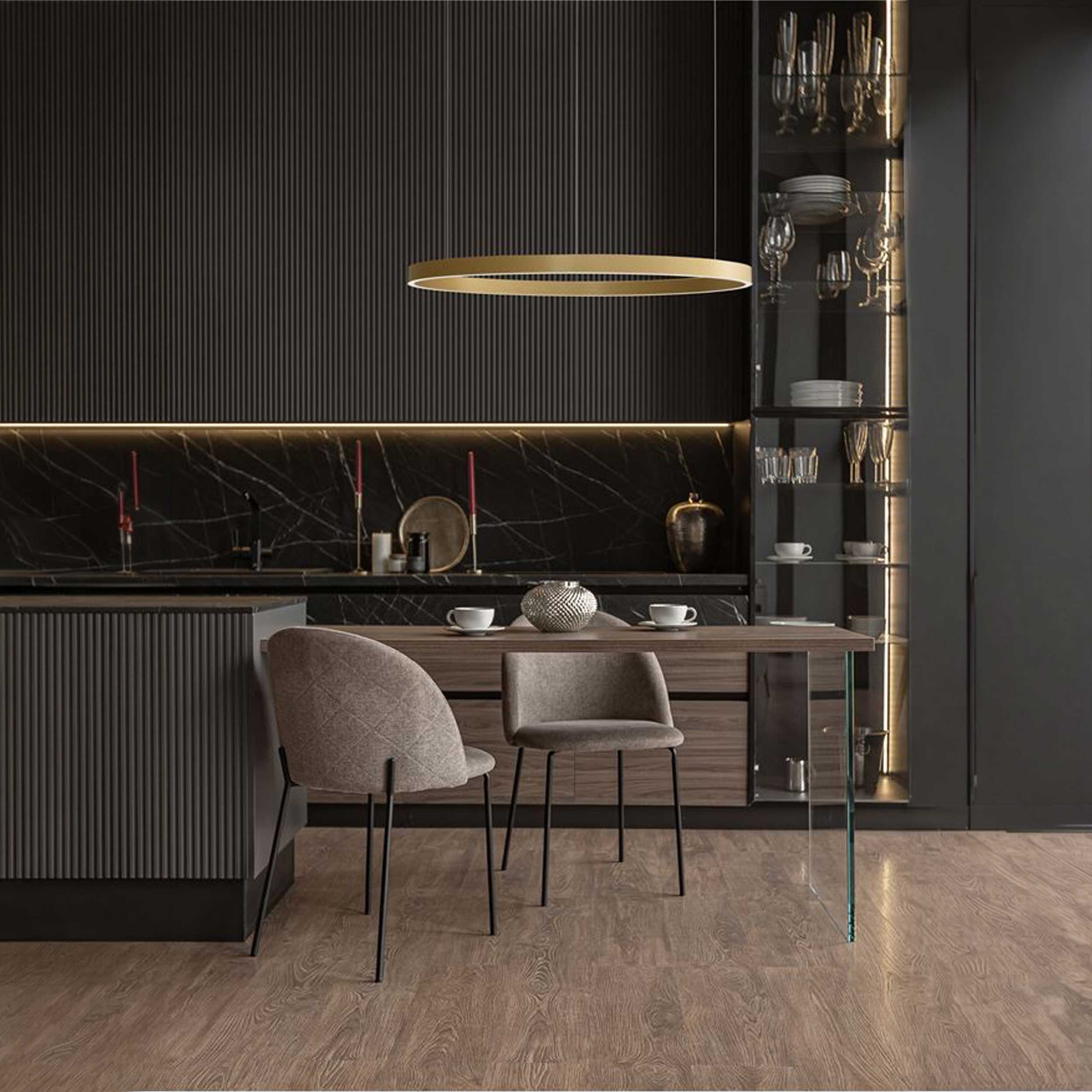 Nova Luce Elowen LED viseča okrogla svetilka