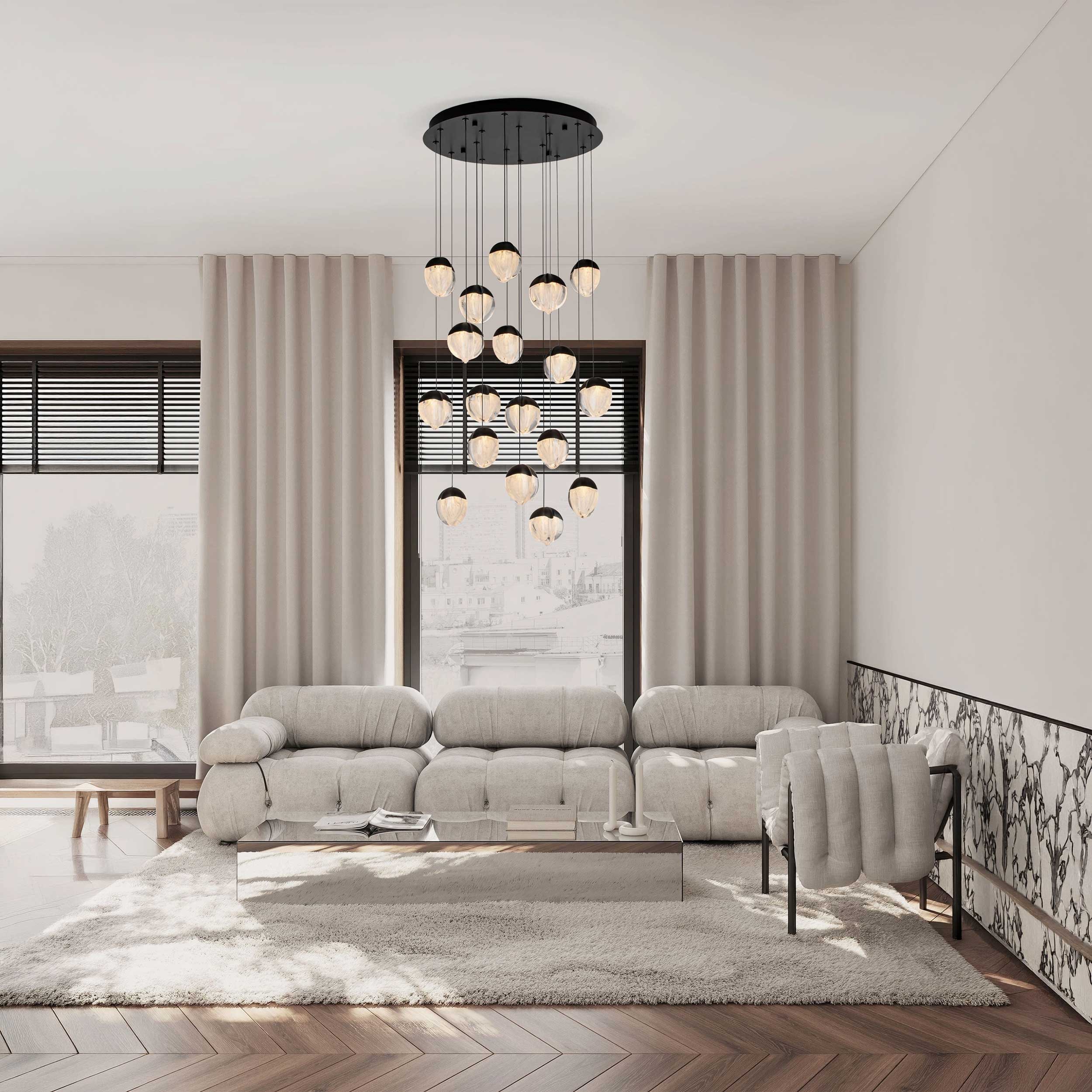 Nova Luce LED-visoka svetilka Alicia