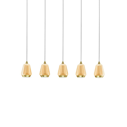 Nova Luce Alish LED viseča svetilka v podolgovati obliki