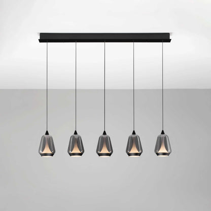Nova Luce Alish LED viseča svetilka v podolgovati obliki