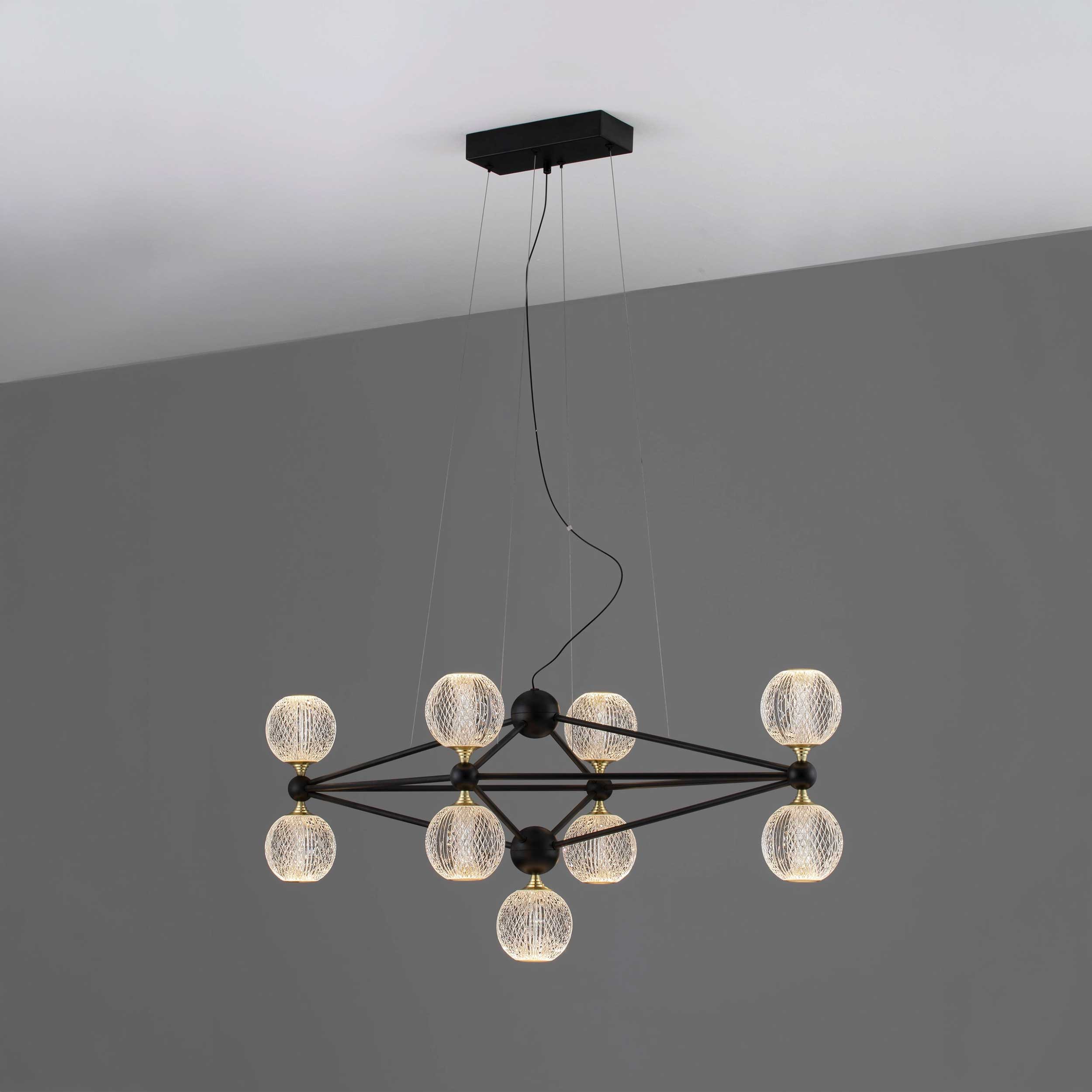 Nova Luce LED obesna svetilka Belinda