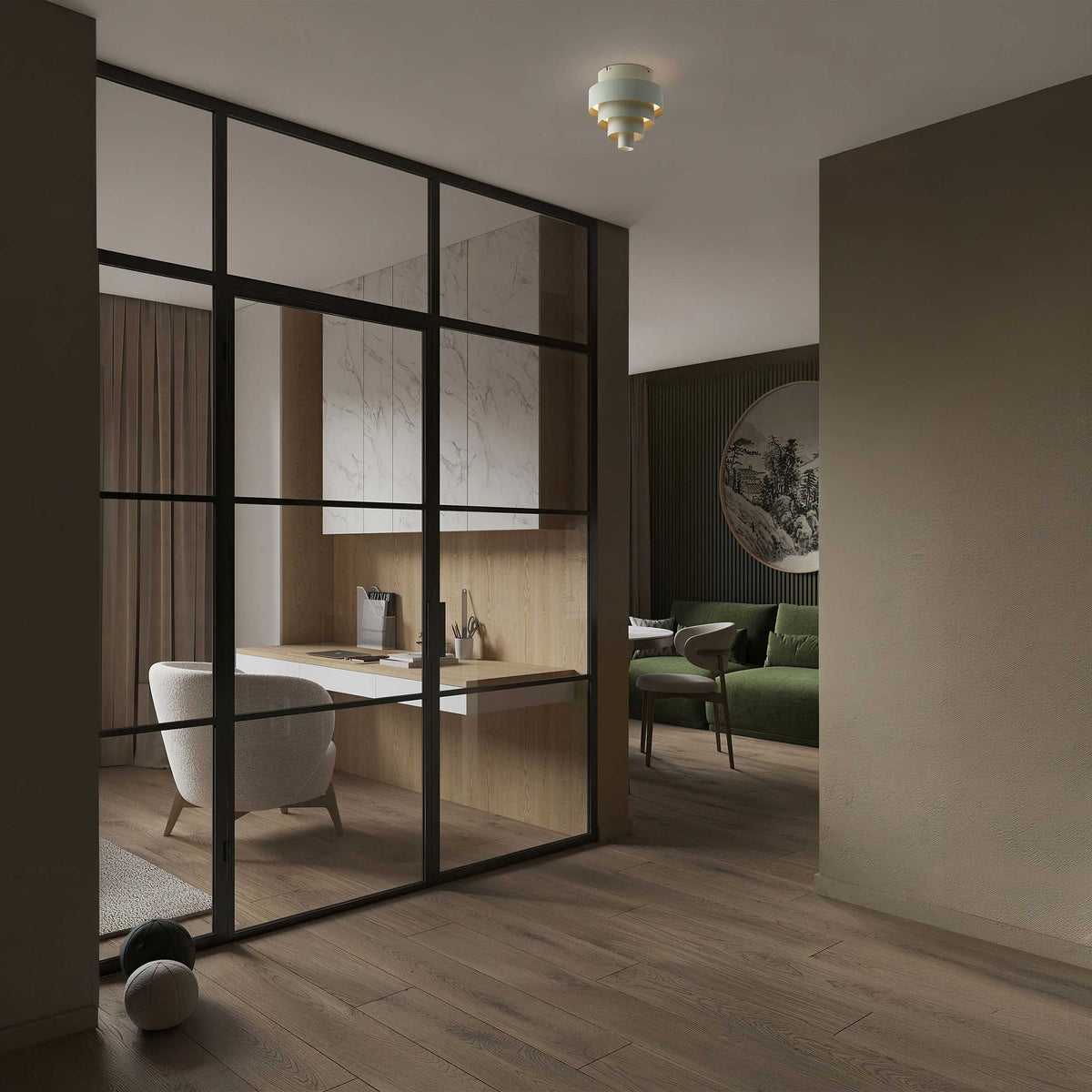 Nova Luce LED stropna svetilka Mindy
