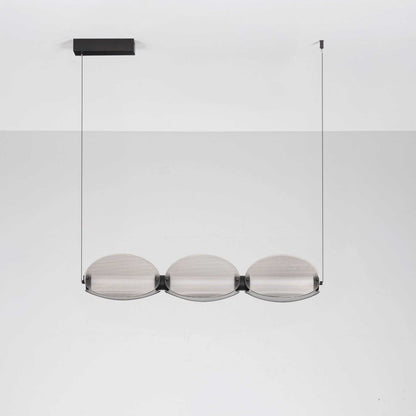 Nova Luce Noir LED viseča svetilka v podolgovati obliki