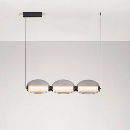 Nova Luce Noir LED viseča svetilka v podolgovati obliki