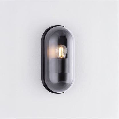 Nova Luce Amel E27 nástěnné oválové svítidlo IP65