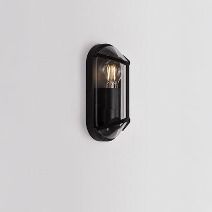 Nova Luce Amel E27 nástěnné oválové svítidlo IP65