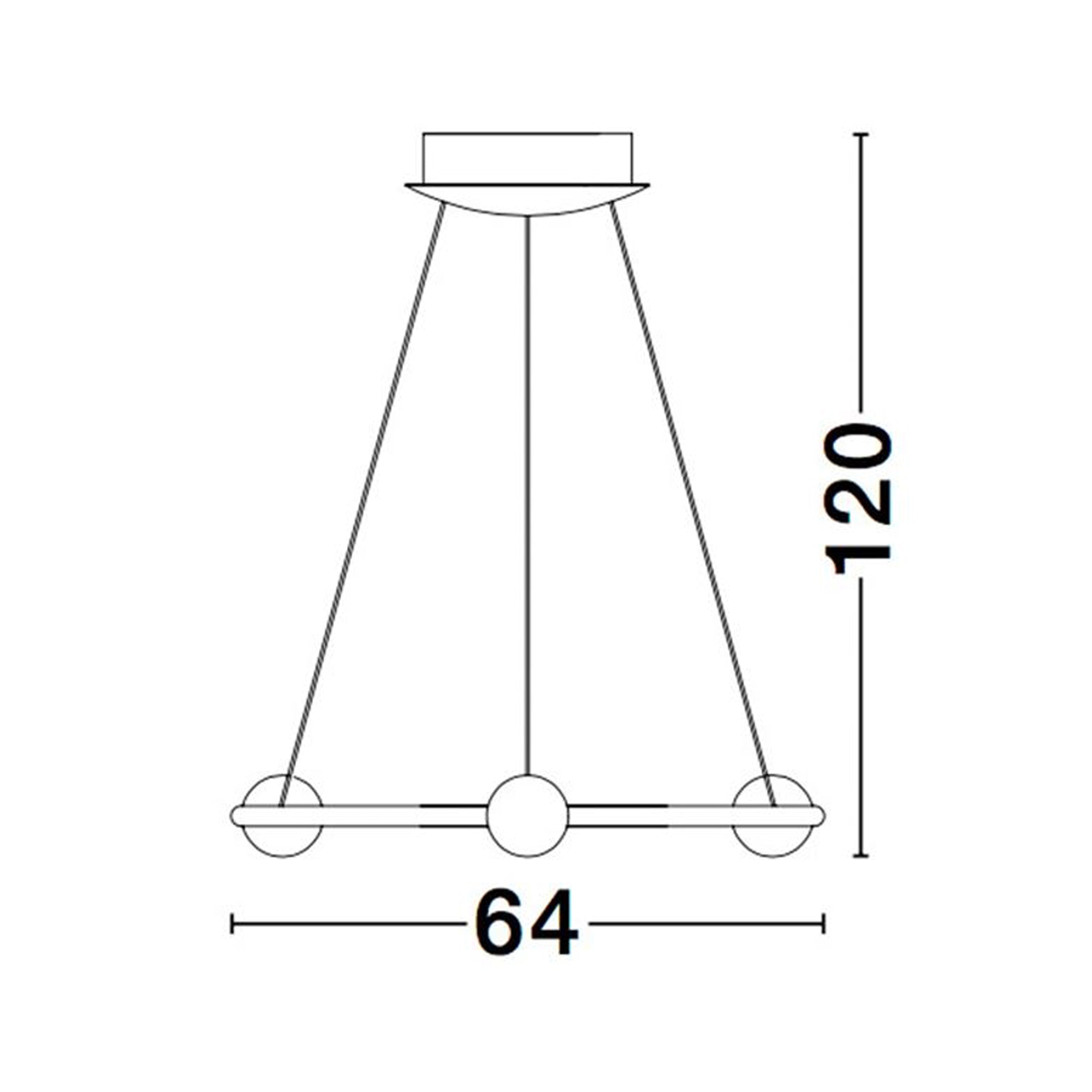 Nova Luce Celia LED závěsné svítidlo