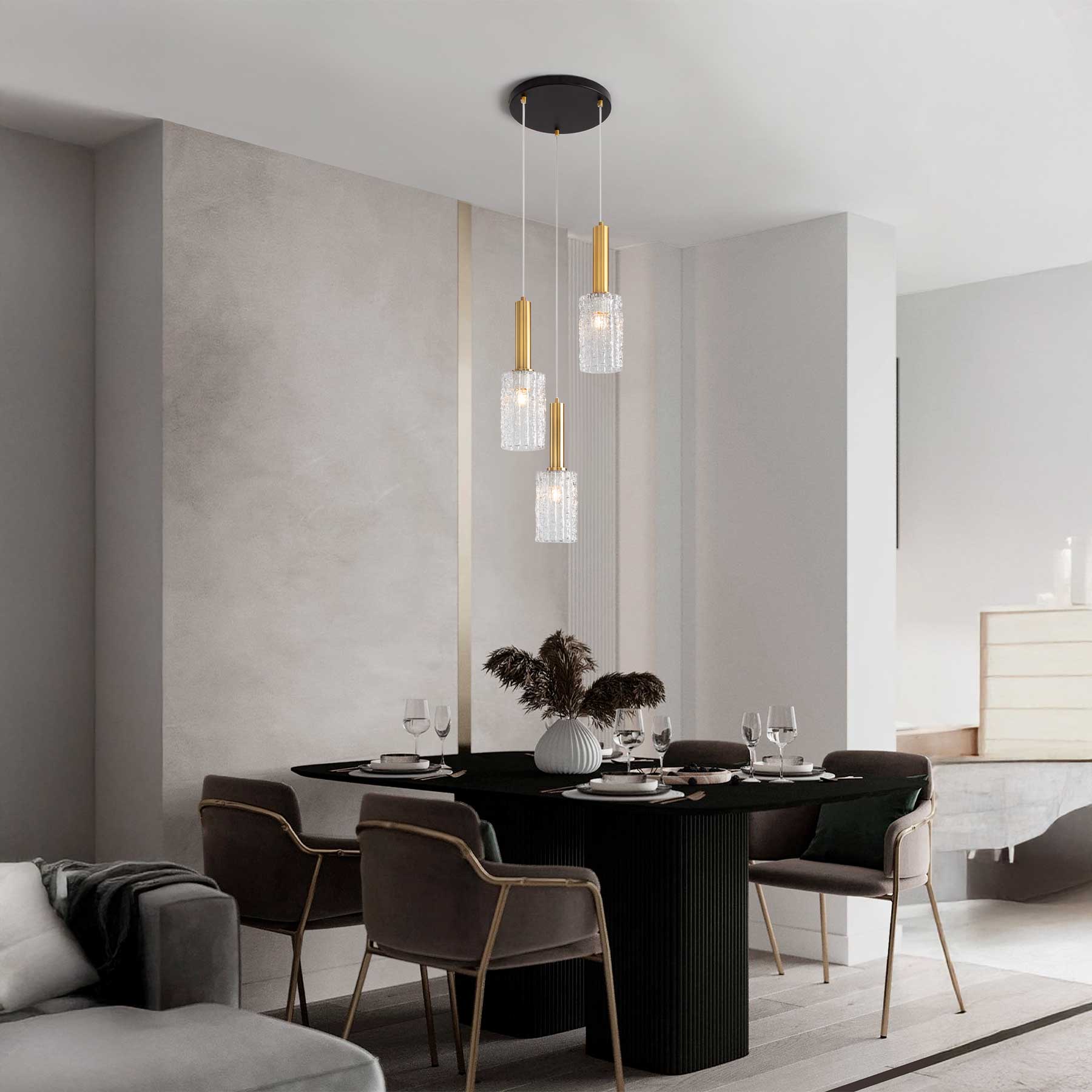 Nova Luce Certa E27 skleněné závěsné svítidlo